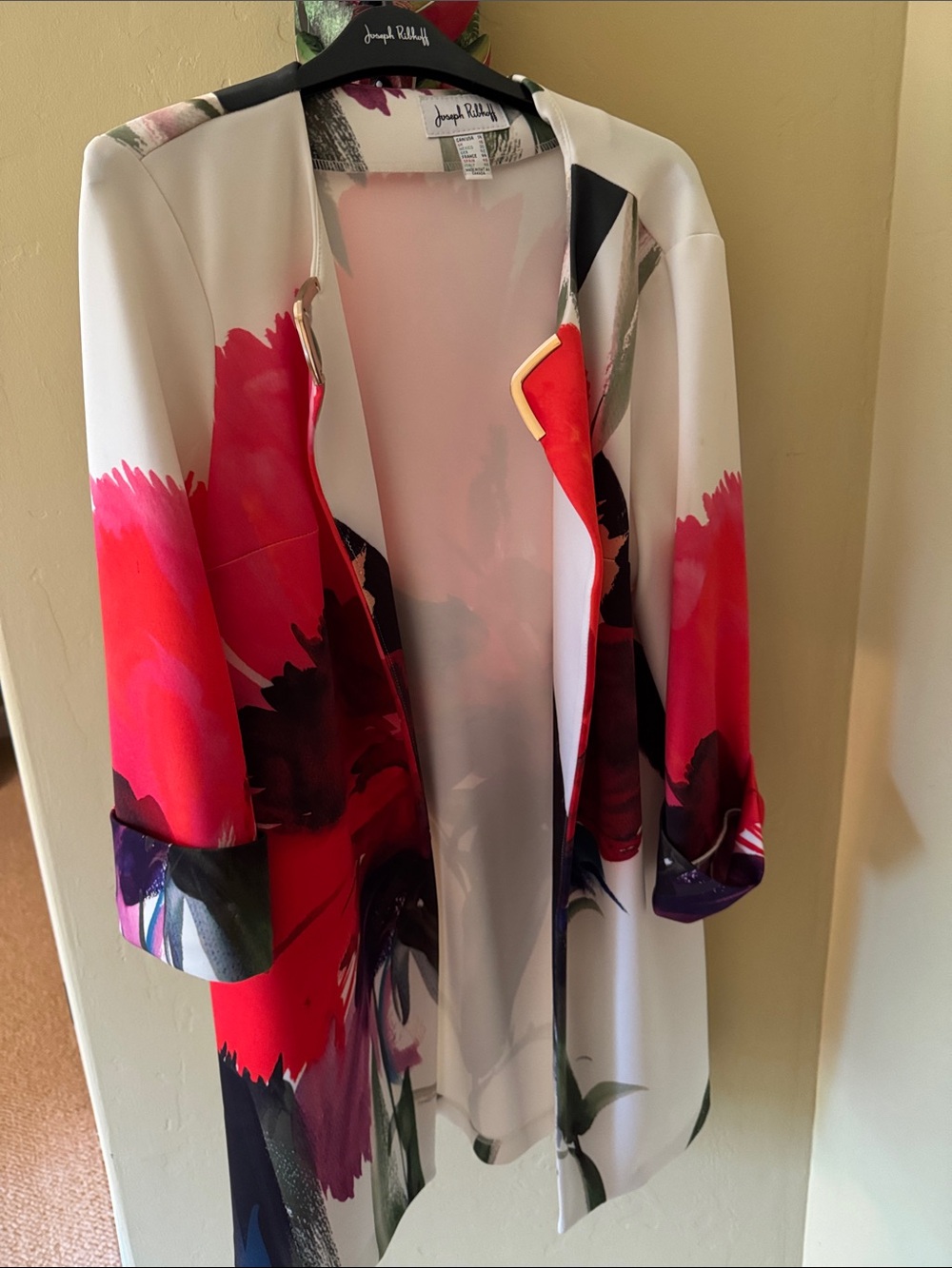 Joseph Ribkoff Size 14 Open Jacket